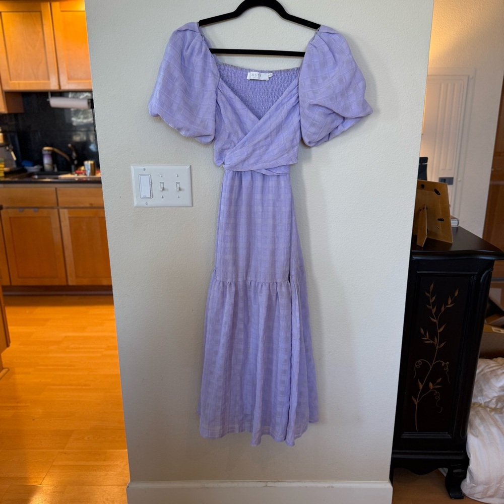 Astr Lavender Maxi Dress